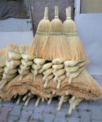 Sarma Sarı Ot Süpürge 20 Adet