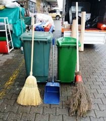 Plastik Yeşil Çöp Konteyner 120 LT (4 adet)
